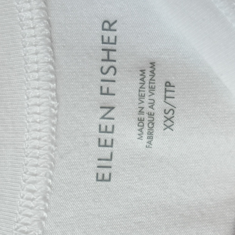 Eileen Fisher White Tank Top - Picture 2 of 4